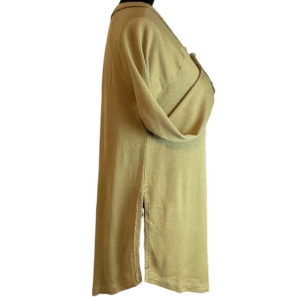 Free People Scoop Neck Long Sleeve Textured Knit Top - Picture 3 of 6